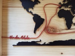 carte du monde vendée globe